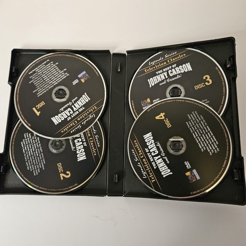 THE BEST OF JOHNNY CARSON & FRIENDS TELEVISION CLASSICS 35 EPISODES 4 DVD SET! - Picture 4 of 4